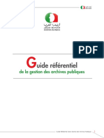 Guide Référentiel de La Gestion Des Archives Publiques MAROC