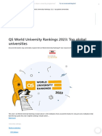 QS World University Rankings 2023 - Top Global Universities - Top Universities