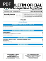 Segunda Sección: Sumario | PDF | Gobierno | Business