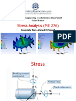 002 Lec. 2 Stress Analysis (ME 276)