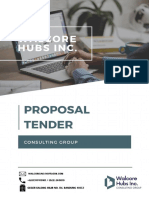 Proposal Tender - Wiscore Hubs Inc