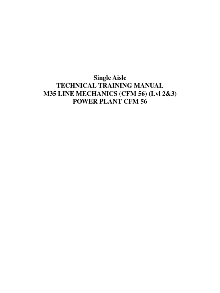 A320 Ramp And Transit Ata 70 Powerplant Cfm 56 5 Pdf Throttle Door