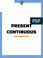 PRESENT CONTINUOUS ACTIVITIES