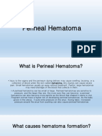Perineal Hematom
