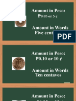 Amount in Peso: Amount in Words