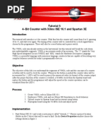 Tutorial 5 4-Bit Counter With Xilinx ISE 10.1 and Spartan 3E