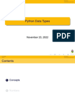 Topic 4 - Data Types in Python