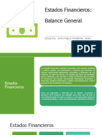 Estados Financieros Balance General