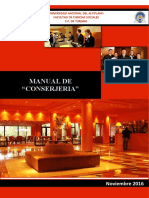 Manual Conserjería Hotelera