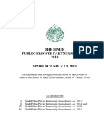 Sindh PPP Act guide for private sector infrastructure projects