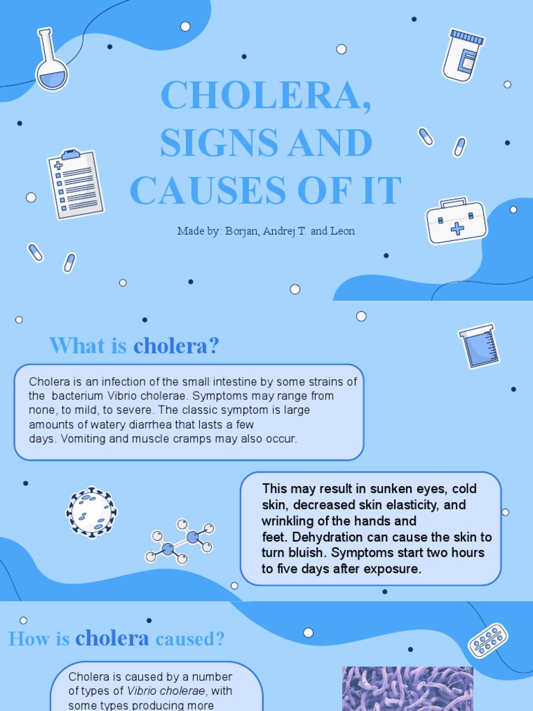 Cholera Presentation Pdf Cholera Clinical Medicine