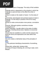 Download Stylistics Lecture by Andromeda Precious SN61263746 doc pdf
