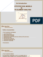 Constitutive Soil Models