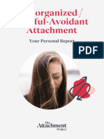 Disorganized / Fearful-Avoidant Attachment: Your Personal Report