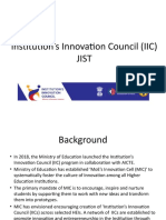 Institution's Innovation Council (IIC) JIST