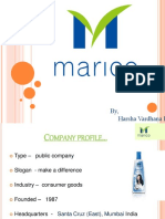 Marico's Portfolio of Beauty and Wellness Products and Market Leadership