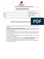 Evaluación Sumativas I y II Administración Financiera