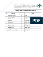 Permintaan Pengadaan Peralatan Lab