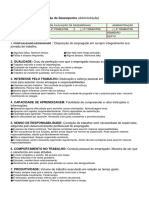 Formulario II Ficha Individual de Avaliação de Desempenho