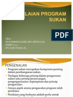 Penilaian Program Sukan