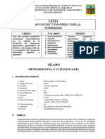 Meteorología y Climatología