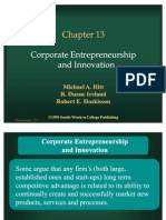 Corporate Entrepreneurship and Innovation