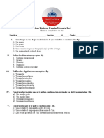 Examen Completivo de 4to 2022