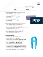 Possessive Pronouns 6ºano