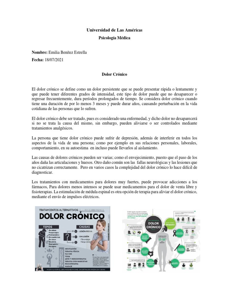 Manejo del Dolor Crónico y Duelo | PDF | Dolor | Dolor