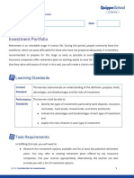 Investment Portfolio: Business Finance