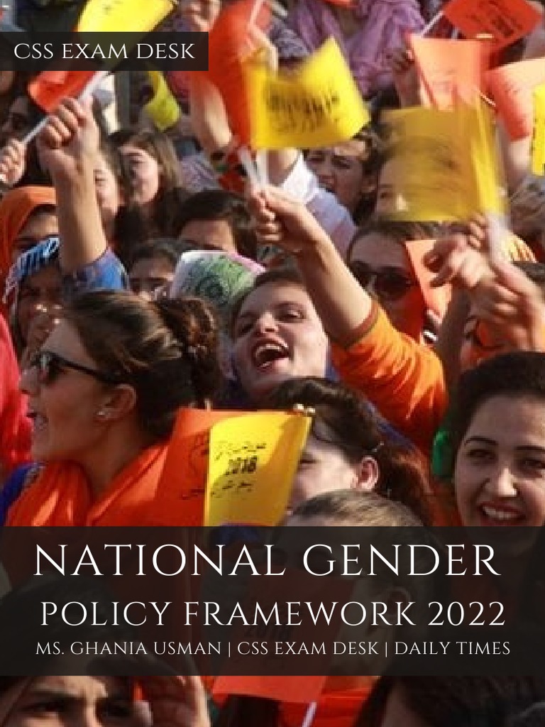 National Gender Policy Framework 2022 | PDF
