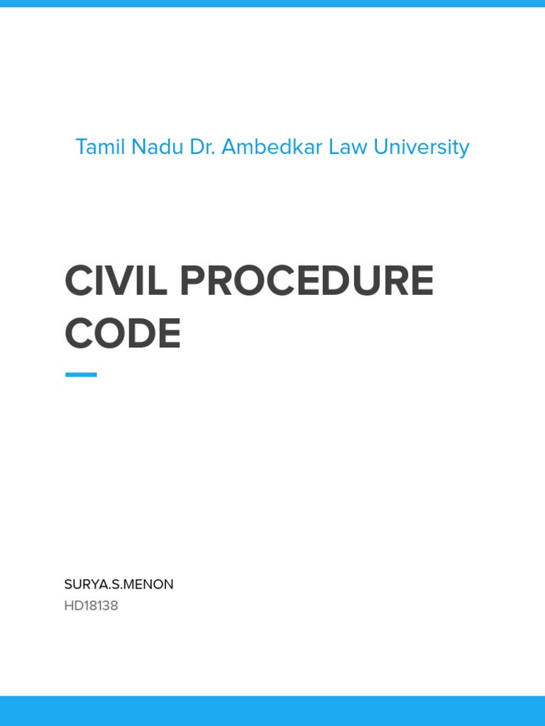 Civil Procedure Code | PDF | Service Of Process | Summons