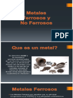 Metales Ferrosos, No Ferrosos y Aleaciones.