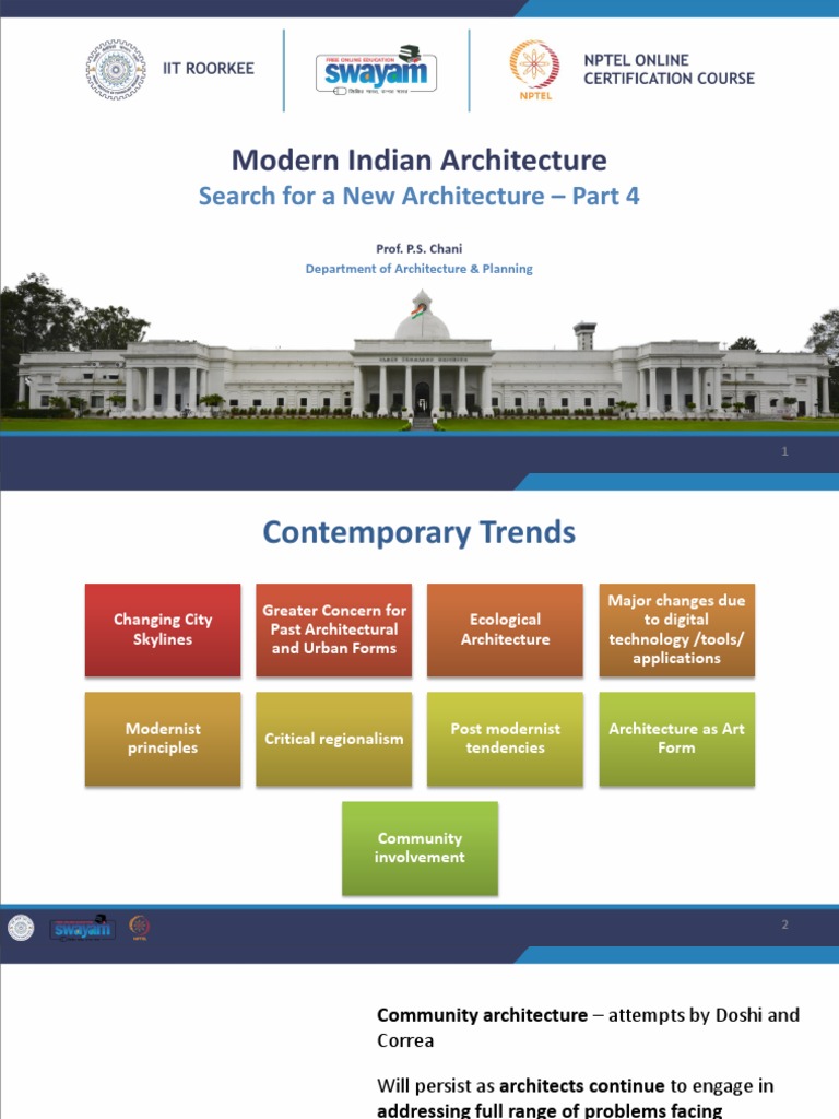 Modern Indian Architecture Trends | PDF | Art