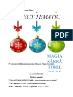 0 Proiect Tematic Magia Sarbatorilor de Iarna