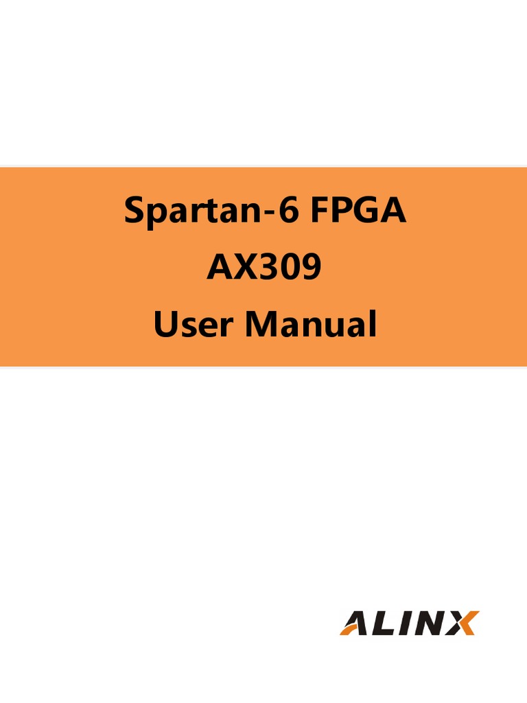AX309 English UG.1.0 | PDF | Field Programmable Gate Array | Usb