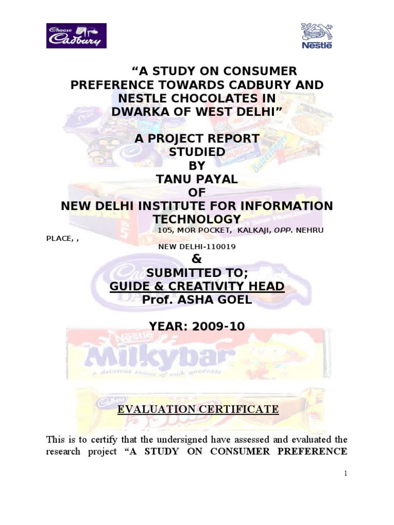 Dissertation on cadbury 06 picture