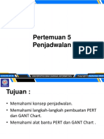 Pertemuan 5 Penjadwalan