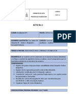 Formato de Acta Ips Valmes