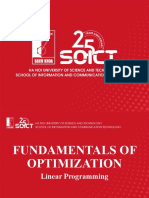 Linear Programming Simplex Method