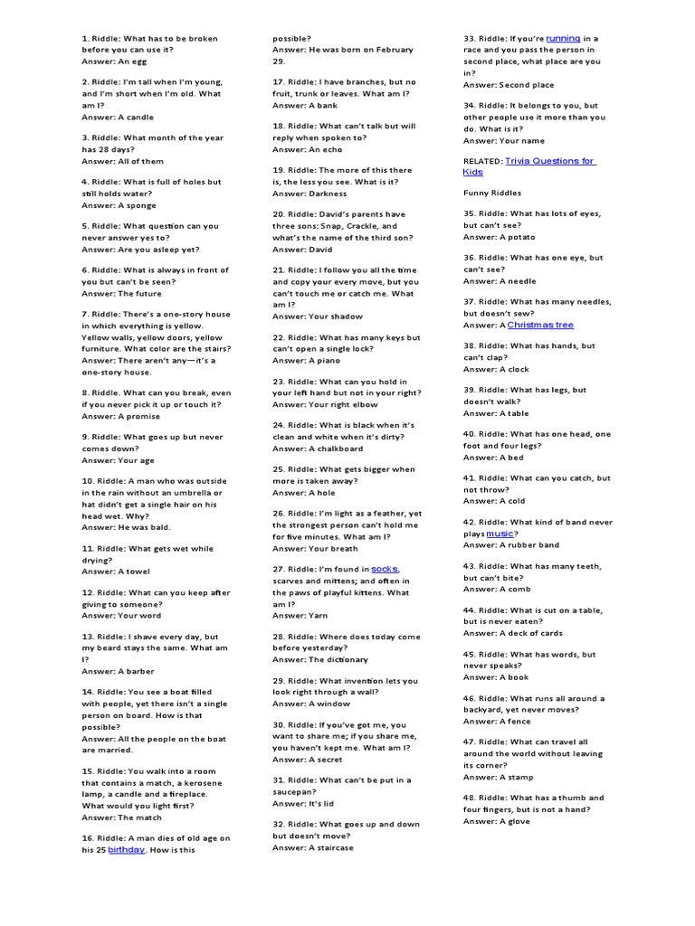 Riddles PDF