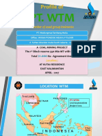 Profile of PT. WTM Coal Mining Project