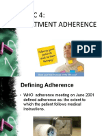 Topic 4 - Treatment Adherence