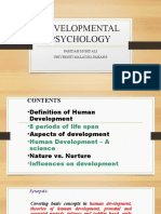 Topic 6 - Developmental Psychology