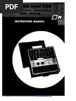 Download BK 700 Tube Tester Manual by markslang SN61267430 doc pdf