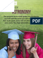 Astronomy (Study Guide)