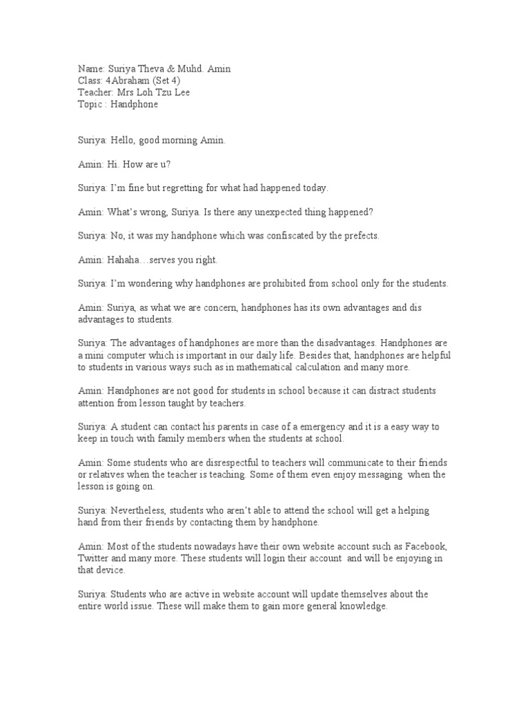 test person dialogue for oral 2 form 5 on Oral Dialogue Topic Handphone test person dialogue for oral 2 form 5 on Oral Dialogue Topic Handphone