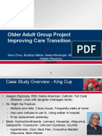 Older Adult Group Project Improving Care Transition