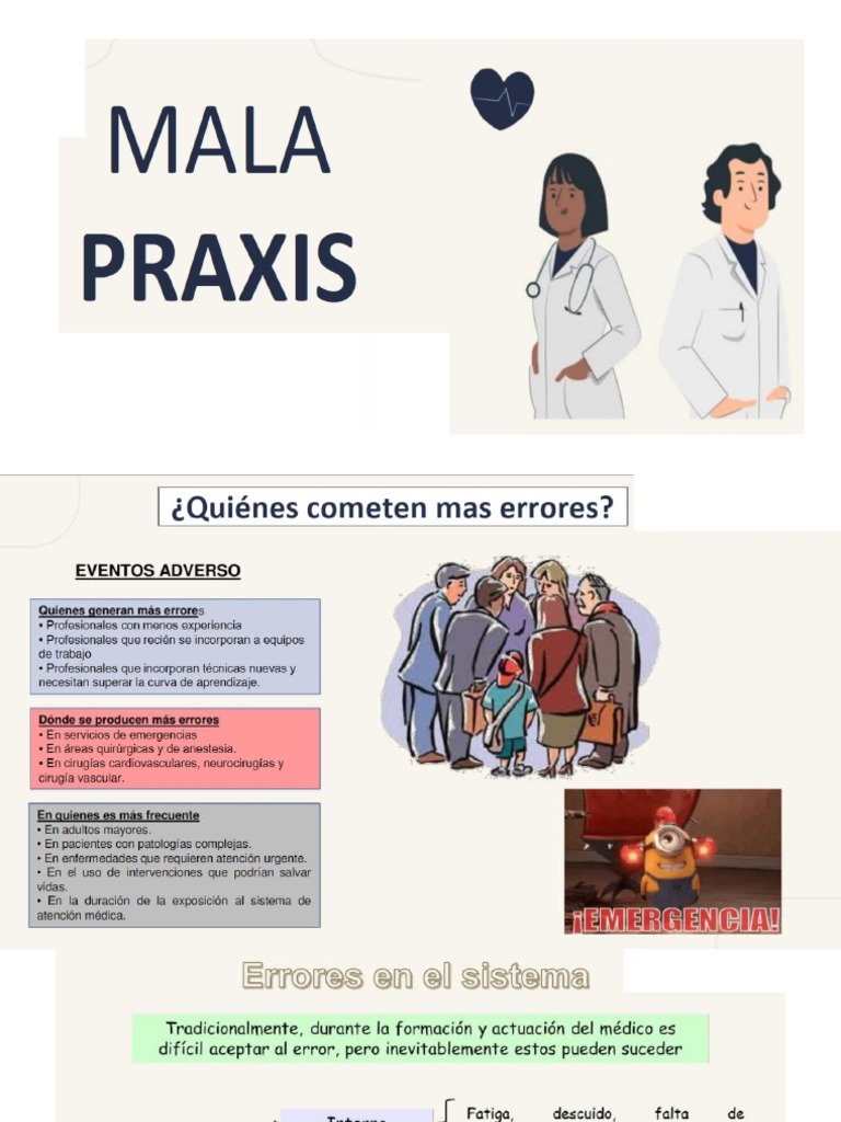 Tipos de Mala Praxis Médica | PDF