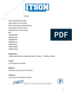 Estudio Administrativo Trabajo Final Parte 3. Equipo. Tortillería de Maíz.